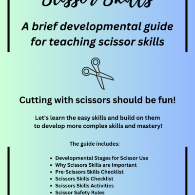 Cover Page; Scissor Skills Guide