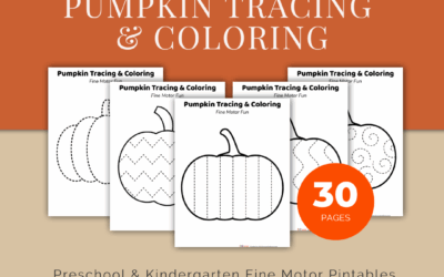 Boost Fine Motor Skills with Pumpkin Tracing Worksheets Kids Love